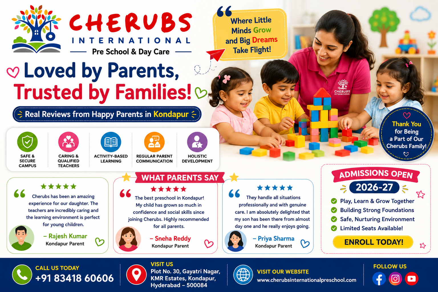 Best Preschool in Kondapur — Real Parent Reviews & What to Look For in 2026